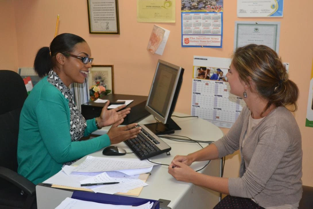 Psychology intern observing a professional counseling session during a supervised psychology internship program at Care & Cure Wellness Center in Lahore.
